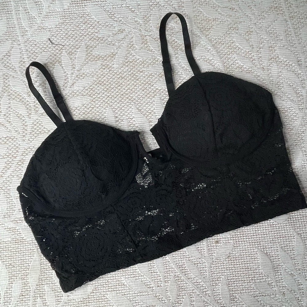 Bozzolo Black Lace Bralette medium
